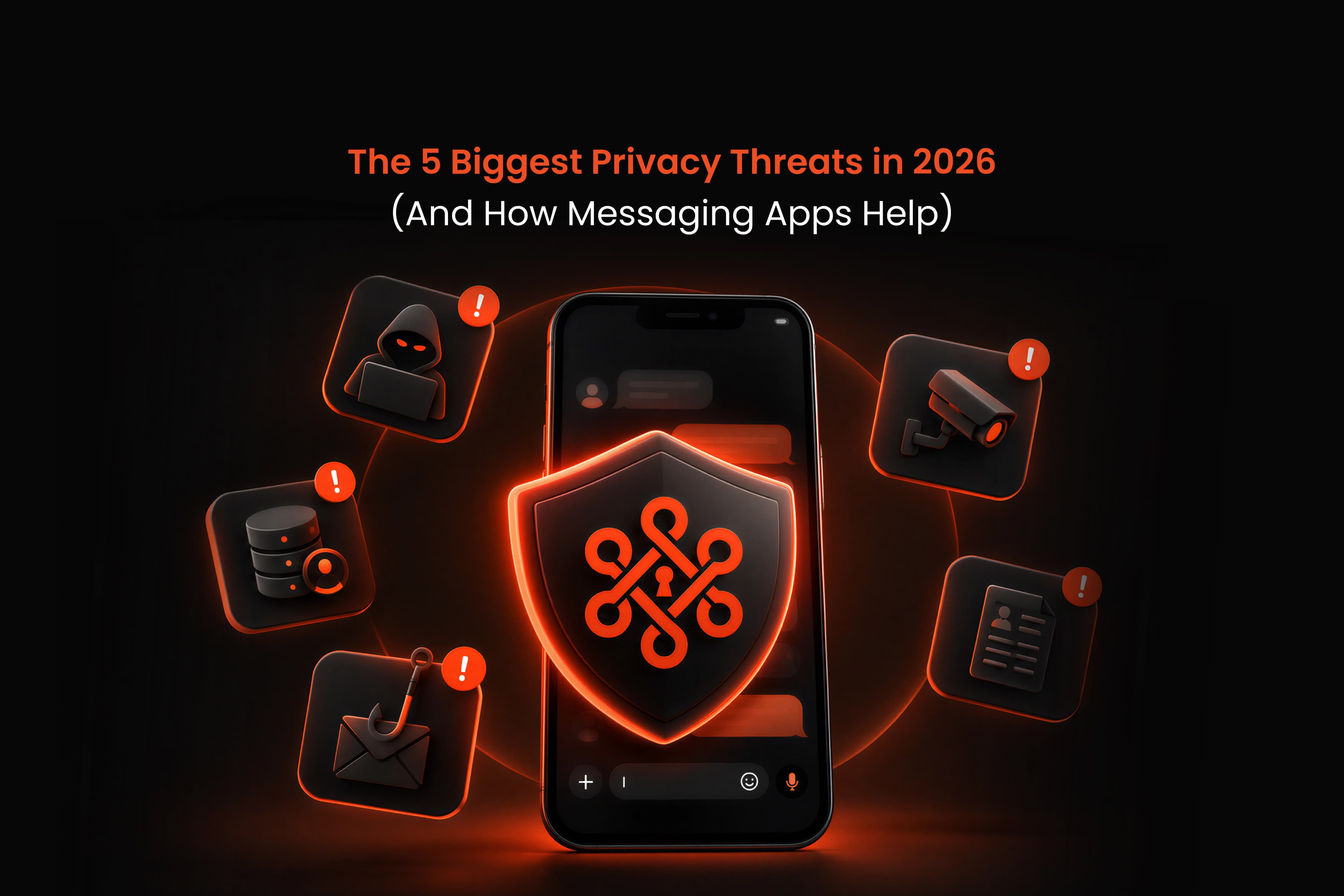 5 Biggest Privacy Threats in 2026 & How Messaging Apps Help